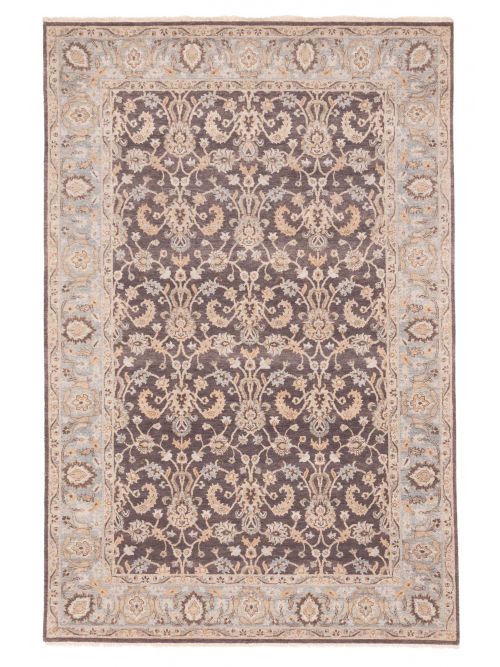 Indian Jamshidpour 6'1" x 9'1" Hand-knotted Wool Rug 