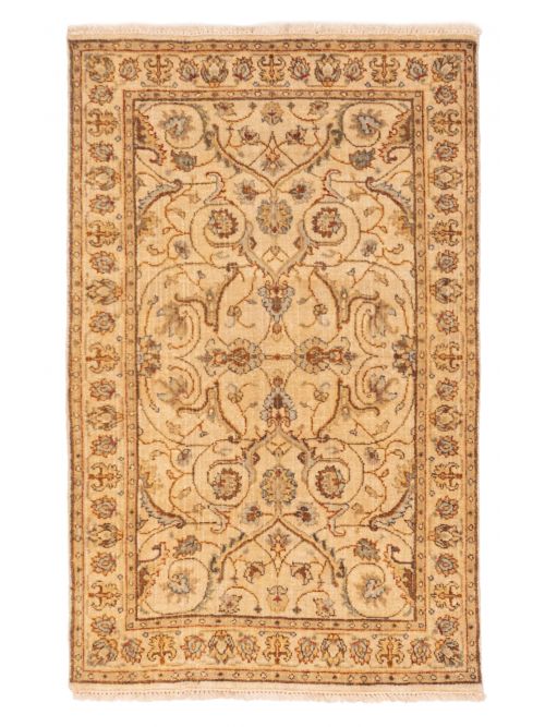 Indian Finest Oushak 3'1" x 4'11" Hand-knotted Wool Rug 