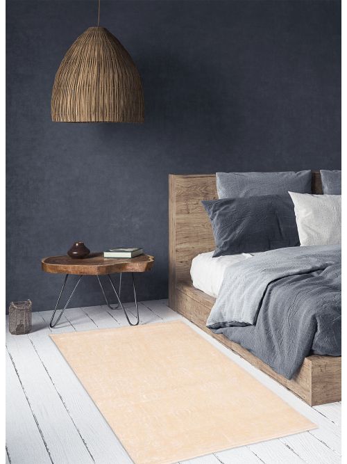 Indian Mirzapur 5'7" x 7'9" Hand-knotted Silk & Wool Rug 