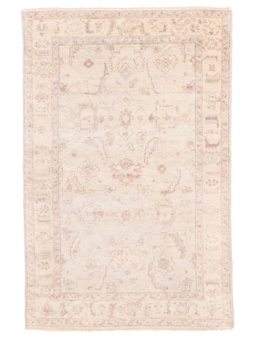 Indian Finest Oushak 3'9" x 5'11" Hand-knotted Wool Rug 