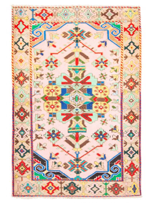 Persian Style 4'6" x 6'8" Hand-knotted Wool Rug 