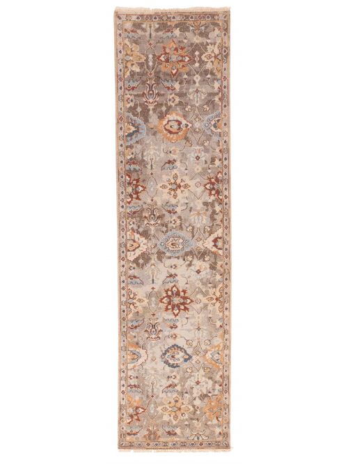 Pakistani Lahor Finest 2'6" x 9'10" Flat-Weave Wool Tapestry Kilim 