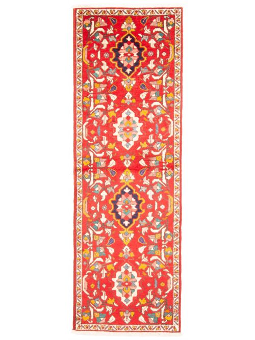 Persian Style 2'4" x 7'5" Hand-knotted Wool Runner Rug 