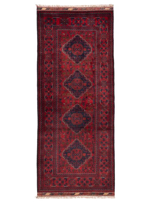 Afghan Finest Khal Mohammadi 2'8" x 6'7" Hand-knotted Wool Runner Rug 