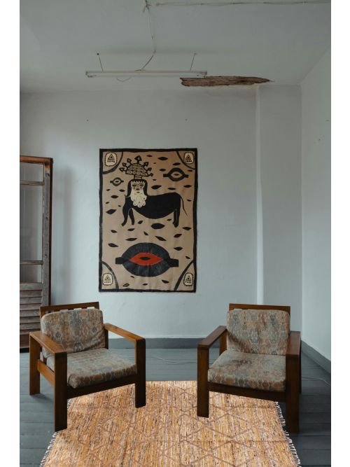 Pakistani Pak Finest Marrakesh 8'6" x 9'3" Hand-knotted Wool Rug 