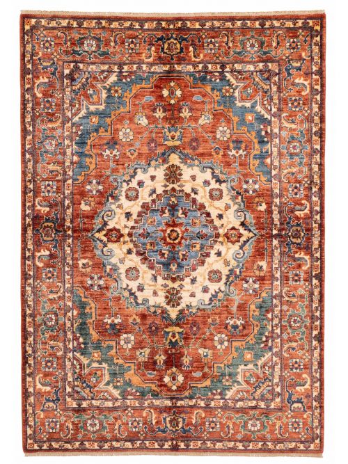 Afghan Aryana 5'7" x 7'11" Hand-knotted Wool Rug 