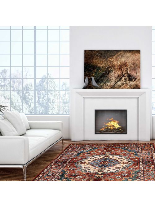 Afghan Aryana 5'7" x 7'11" Hand-knotted Wool Rug 