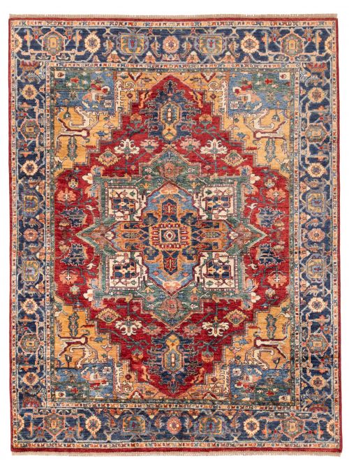 Afghan Aryana 6'7" x 8'4" Hand-knotted Wool Rug 