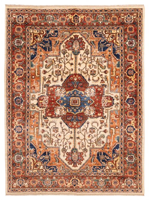 Afghan Aryana 6'0" x 7'10" Hand-knotted Wool Rug 