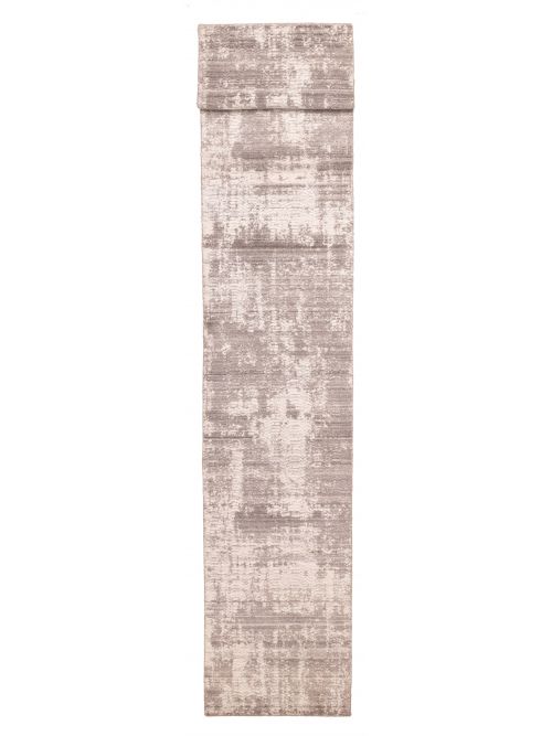 Indian Elysian 2'5" x 15'11" Hand Loomed Wool Runner Rug 