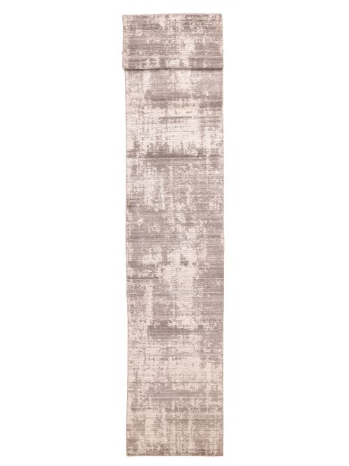 Indian Elysian 2'6" x 17'8" Hand Loomed Wool Runner Rug 