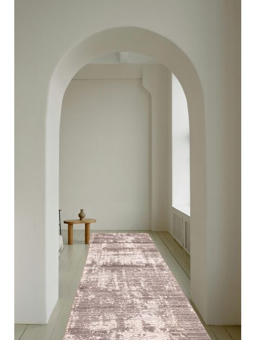 Indian Elysian 2'6" x 17'8" Hand Loomed Wool Runner Rug 