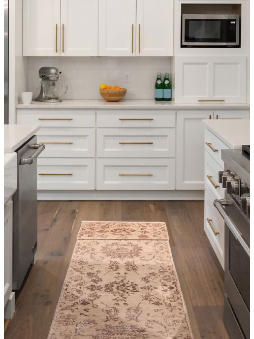 Indian Heritage 2'6" x 16'2" Hand-knotted Silk & Wool Runner Rug 