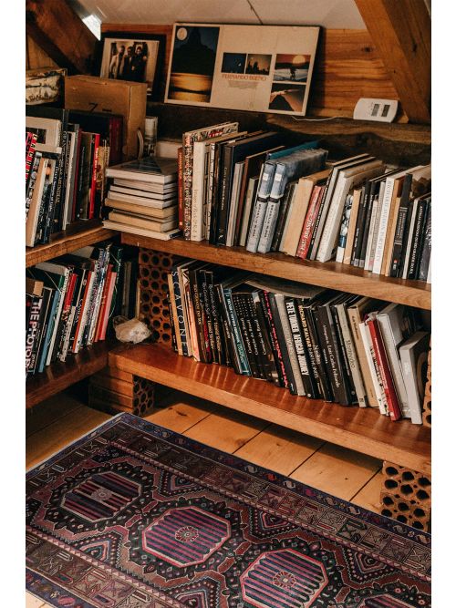 Persian Style 4'0" x 6'2" Hand-knotted Wool Rug 