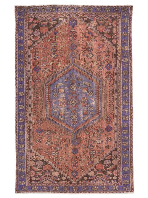 Persian Style 3'11" x 6'3" Hand-knotted Wool Rug 