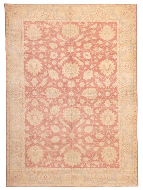Turkish Authentic Oushak 10'1" x 13'9" Hand-knotted Wool Rug 