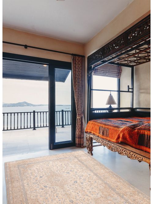Tapis antalya vintage 9'7" x 11'2" en laine