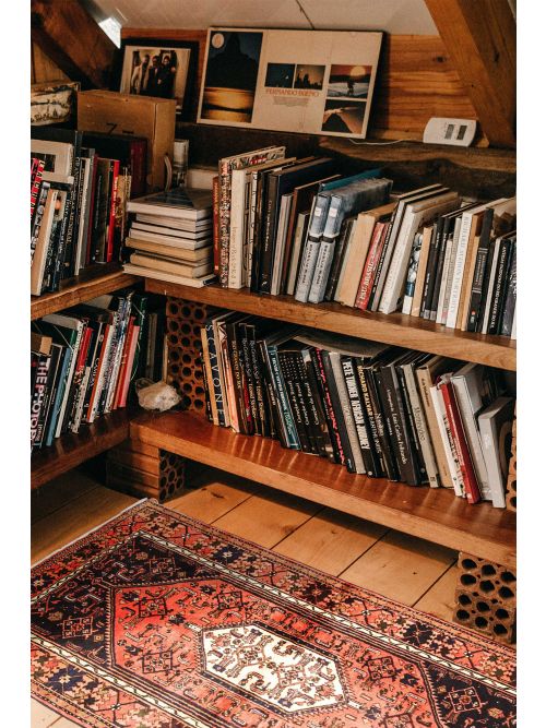 Persian Style 4'1" x 6'1" Hand-knotted Wool Rug 