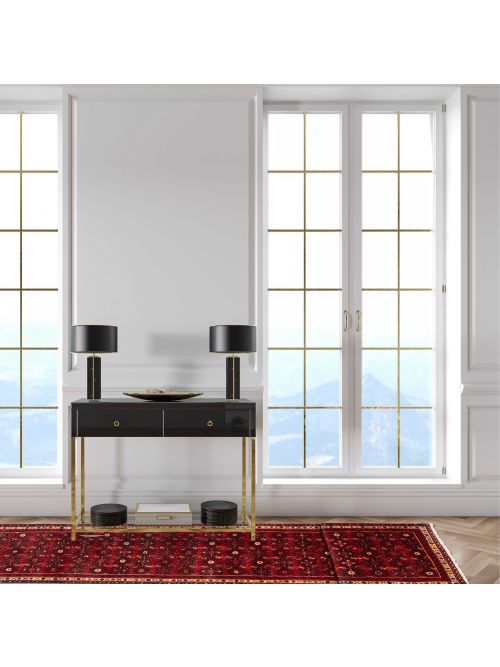 Persian Style 2'8" x 16'3" Hand-knotted Wool Runner Rug 