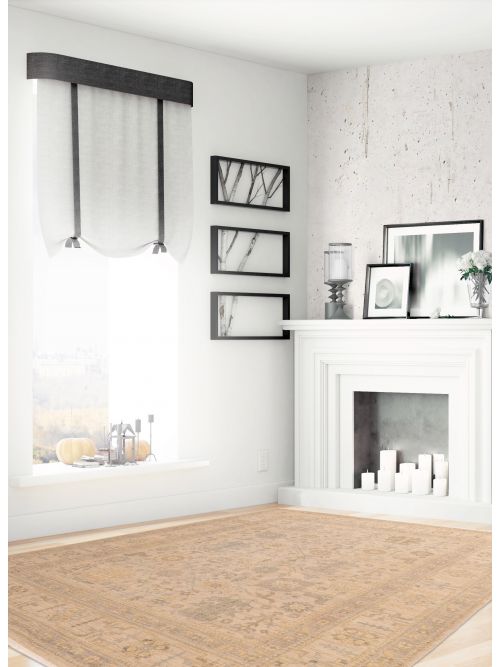 Indian Jamshidpour 8'2" x 10'3" Hand-knotted Wool Rug 