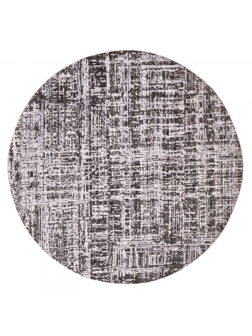 Indian Legacy 8'0" x 8'0" Hand-knotted Silk & Wool Rug 