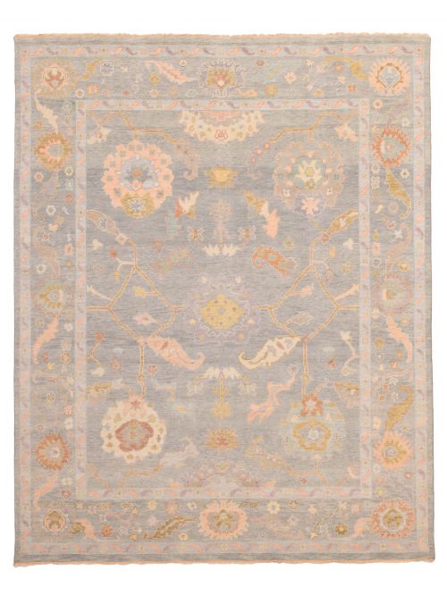 Tapis oushak moderne 7'11" x 10'0" en laine