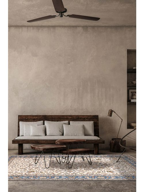 Indian Nain 9'7" x 14'2" Hand-knotted Viscose & Wool Rug 
