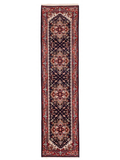 Indian Serapi Heritage 2'6" x 11'9" Hand-knotted Wool Runner Rug 