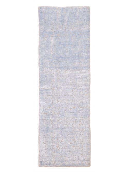 Indian Legacy 2'8" x 8'11" Hand-knotted Silk & Wool Runner Rug 