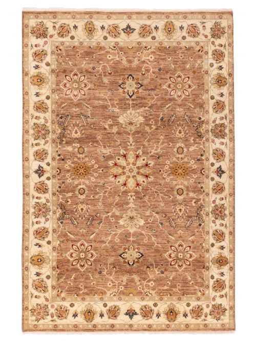 Indian Jamshidpour 5'6" x 8'1" Hand-knotted Wool Rug 
