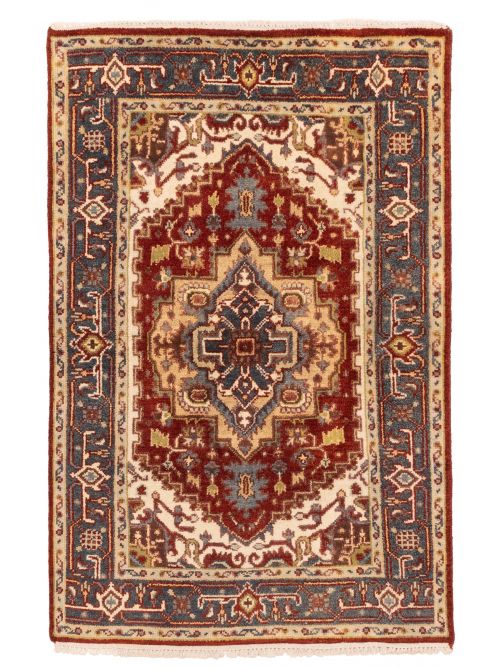 Indian Serapi Heritage 3'11" x 6'0" Hand-knotted Wool Rug 