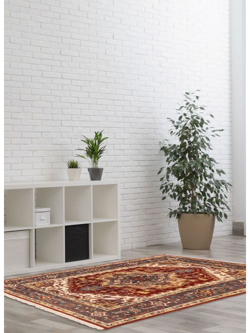 Indian Serapi Heritage 3'11" x 6'0" Hand-knotted Wool Rug 