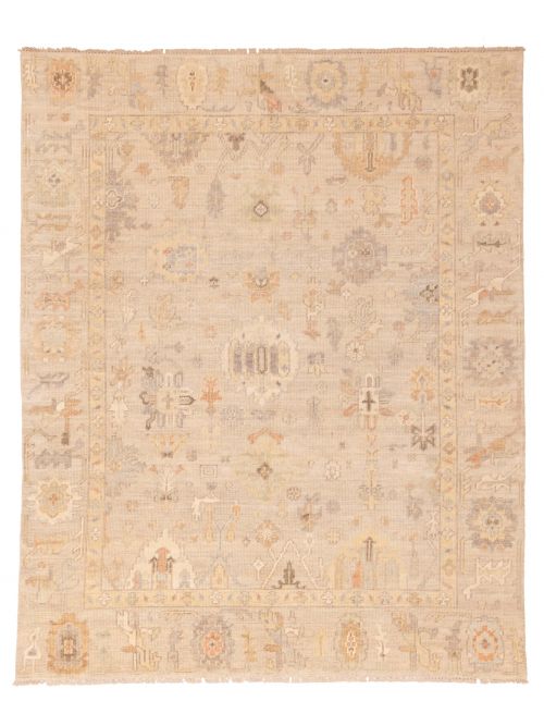 Kavya Oushak 7'11" x 9'10" Hand-knotted Wool Rug 