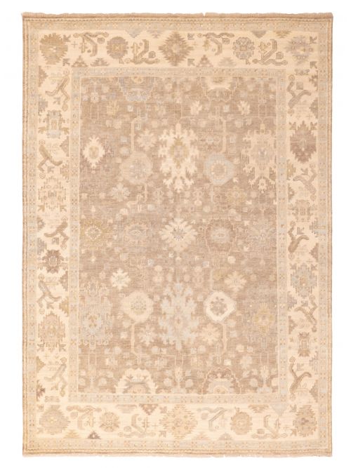 Kavya Oushak 9'1" x 12'3" Hand-knotted Wool Rug 