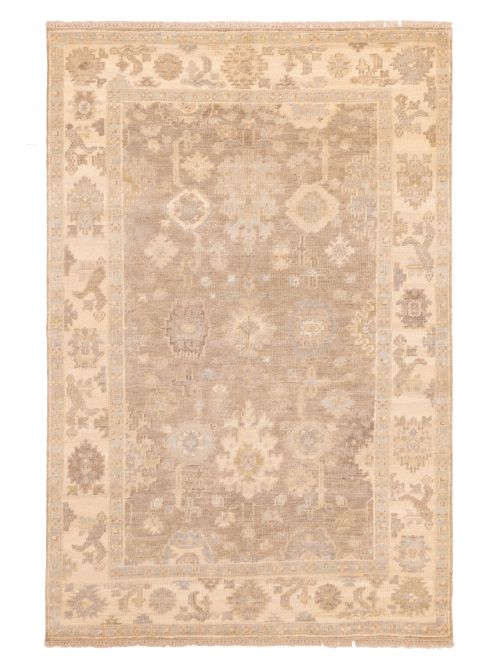 Kavya Oushak 5'11" x 9'2" Hand-knotted Wool Rug 