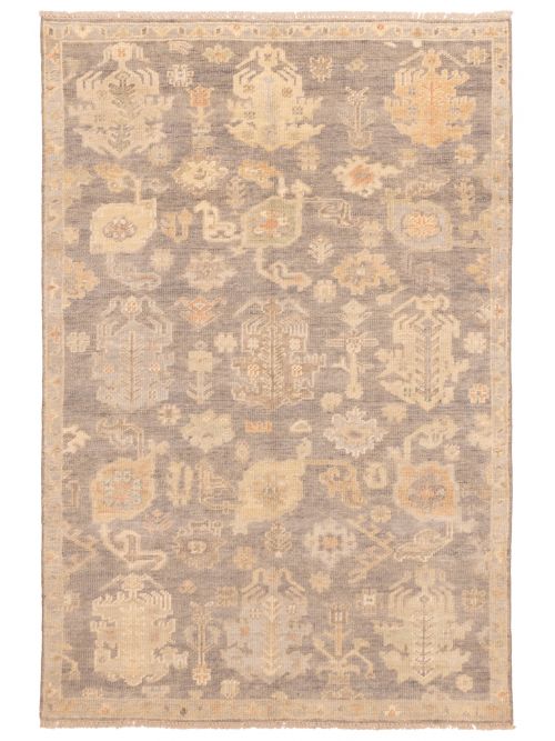 Kavya Oushak 5'11" x 8'10" Hand-knotted Wool Rug 