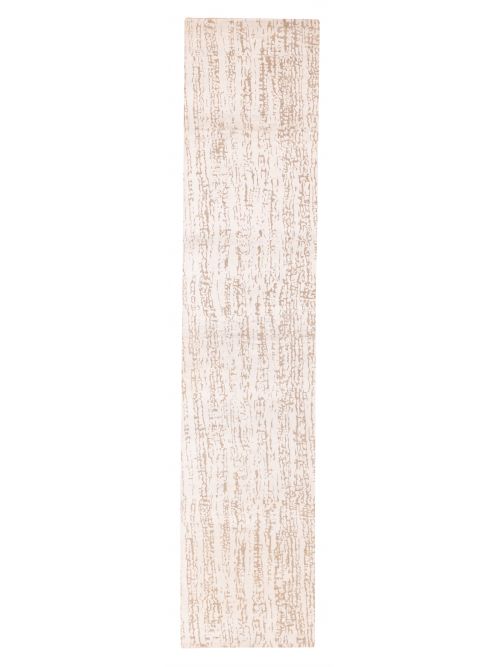 Indian Legacy 2'6" x 12'3" Hand-knotted Silk & Wool Runner Rug 