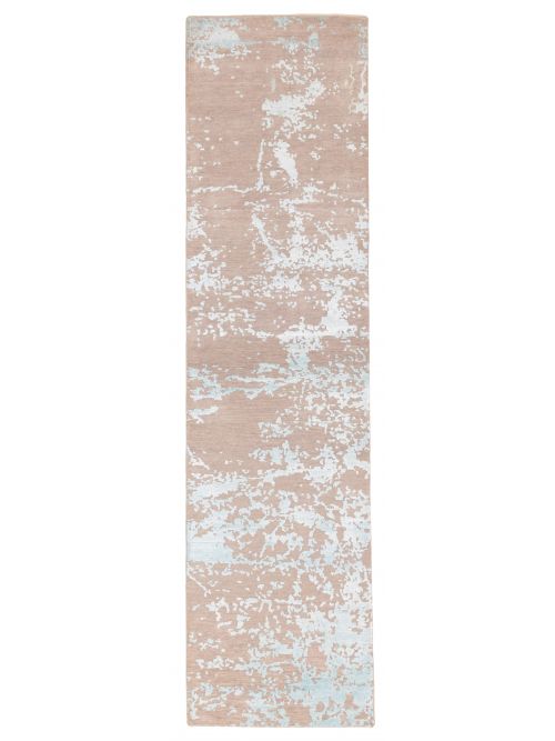 Indian Legacy 2'6" x 9'11" Hand-knotted Silk & Wool Runner Rug 