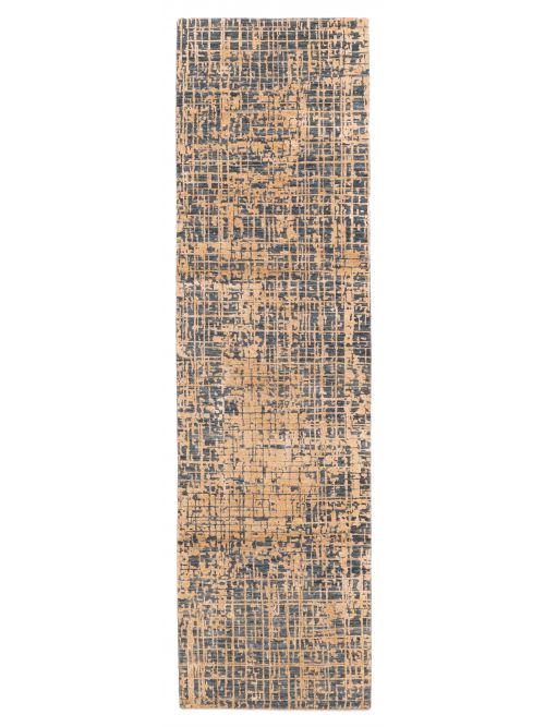 Indian Legacy 2'7" x 10'2" Hand-knotted Silk & Wool Runner Rug 