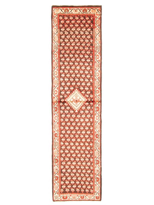 Persian Style 1'8" x 6'10" Hand-knotted Wool Runner Rug 