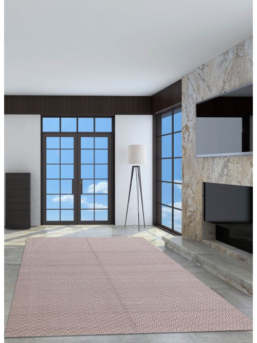 Indian Nevada 8'9" x 12'3" Flat-Weave Polyester Kilim 