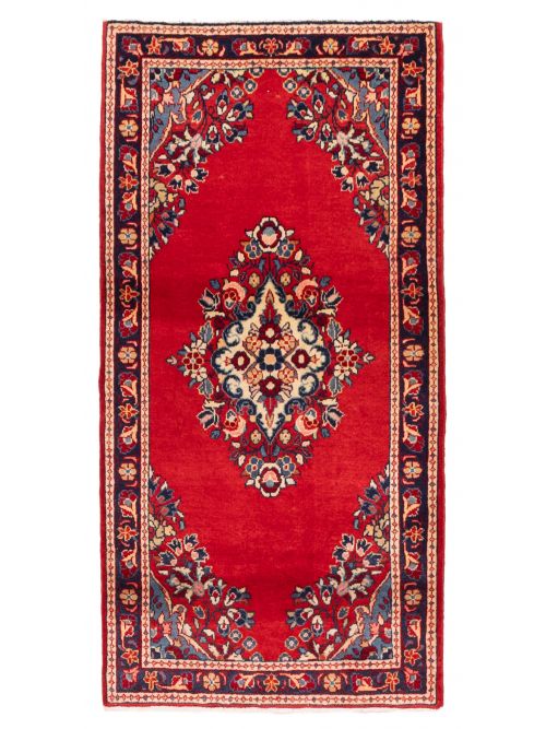Persian Style 2'2" x 4'3" Hand-knotted Wool Rug 