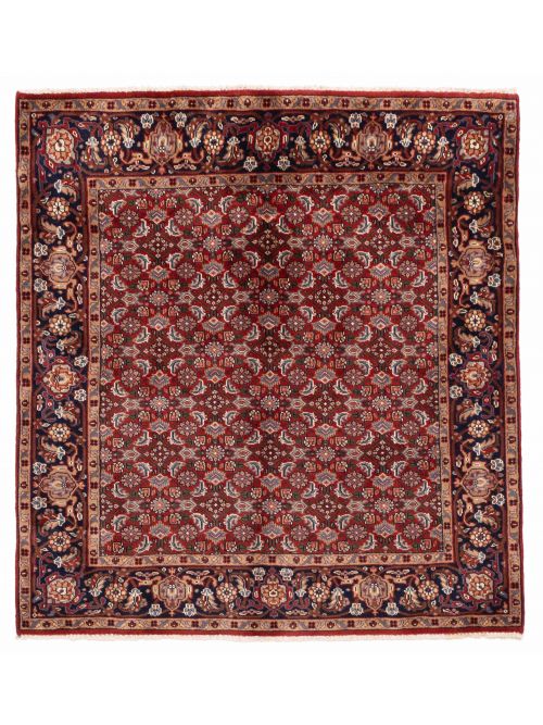 Indian Royal Mahal 3'10" x 4'0" Hand-knotted Wool Rug 