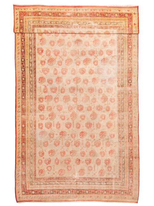 Persian Style 8'3" x 17'1" Hand-knotted Wool Rug 