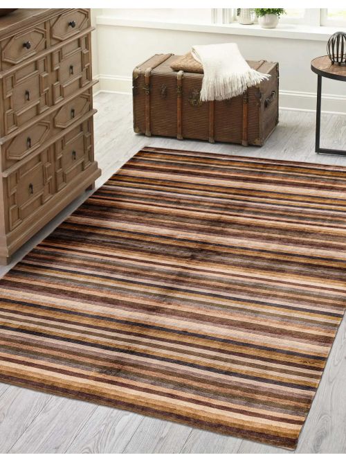Nepal Opulence 6'1" x 8'8" Hand-knotted Wool Rug 
