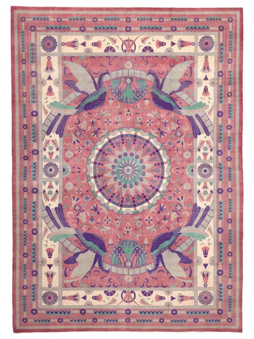 Pakistani Lahore Finest Collection 12'0" x 17'1" Hand-knotted Wool Rug 