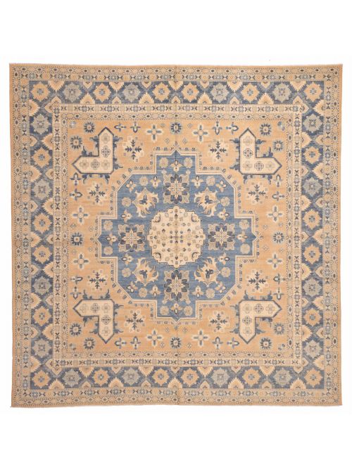Afghan Finest Ghazni 13'0" x 13'2" Hand-knotted Wool Rug 