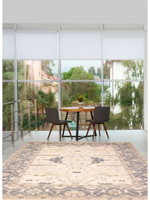 Tapis oushak royal 11'11" x 14'10" en laine