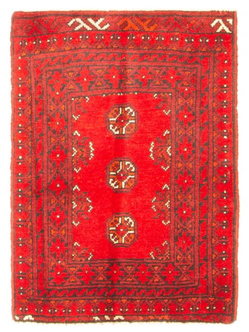 Afghan Khal Mohammadi 1'8" x 2'6" Hand-knotted Wool Rug 
