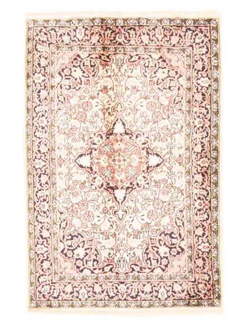 Indian Kashmar 2'1" x 3'1" Hand-knotted Viscose Rug 